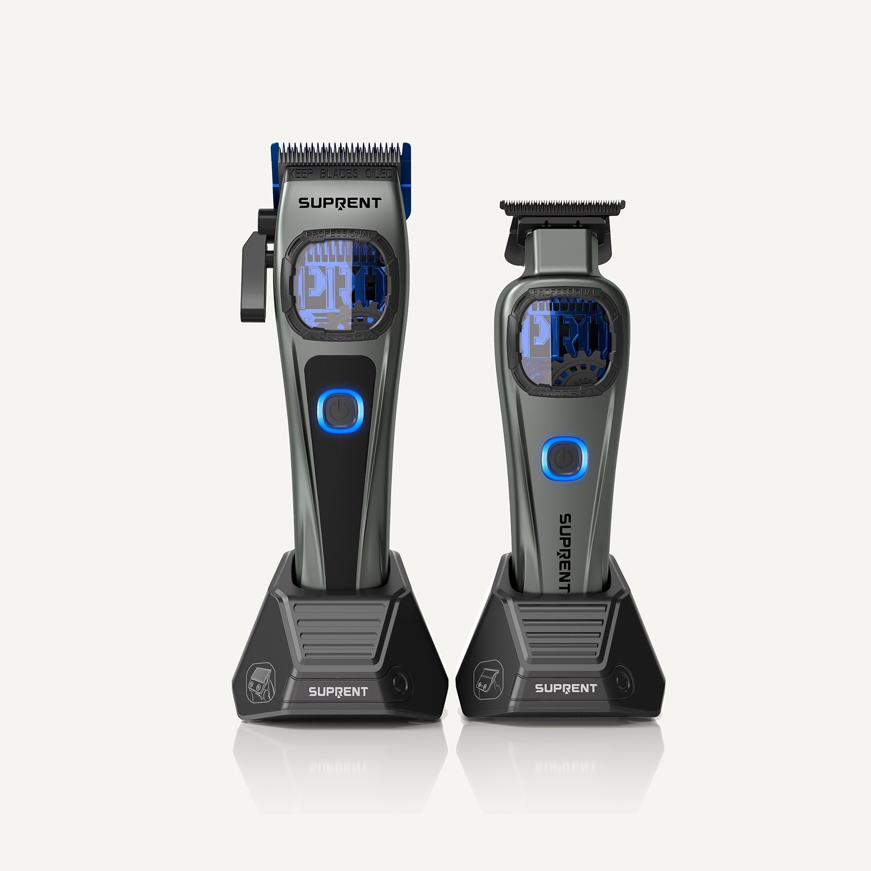 SUPRENT HC586TX StormGray | Professional Clipper Trimmer Set