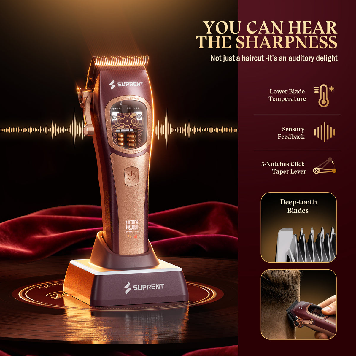 SUPRENT Vinyl Clipper Trimmer Combo HC786RX