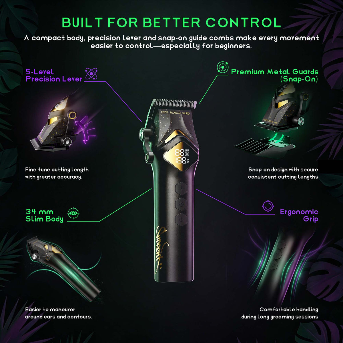 SUPRENT Nebula Professional Trimmer HC536BX