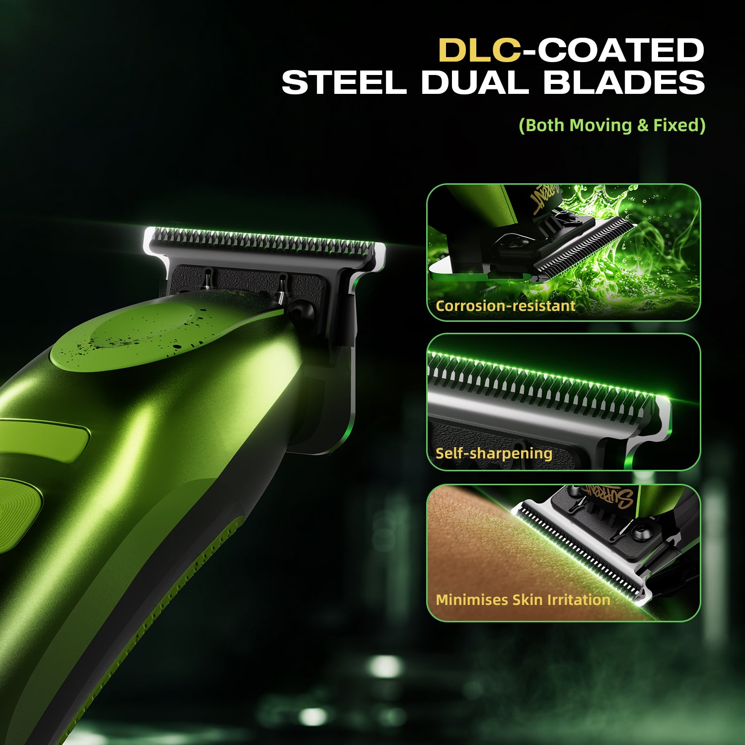 SUPRENT Kryptonite Brushless Clipper Trimmer Combo HC766EX
