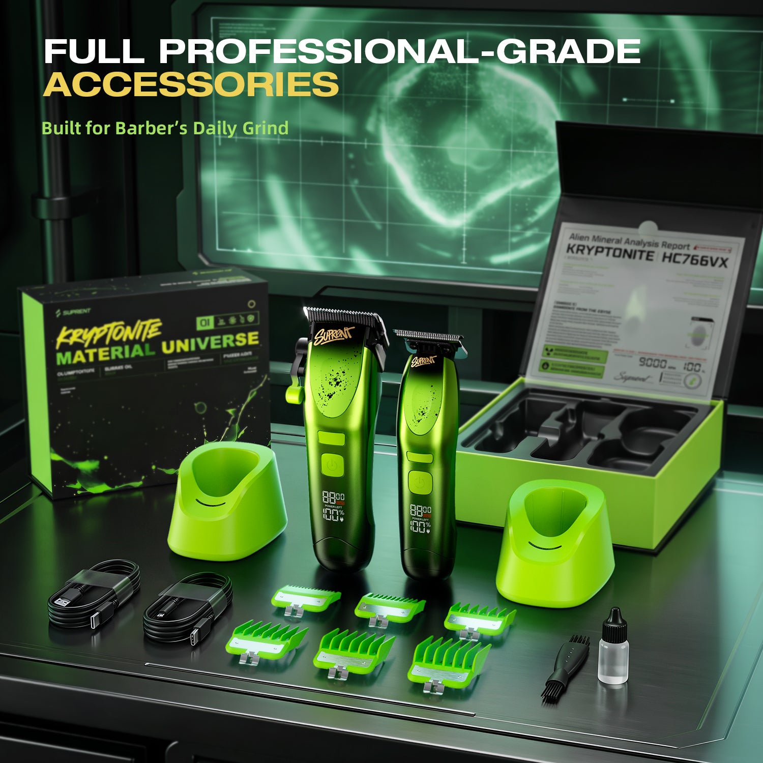 SUPRENT Kryptonite Brushless Clipper Trimmer Combo HC766EX