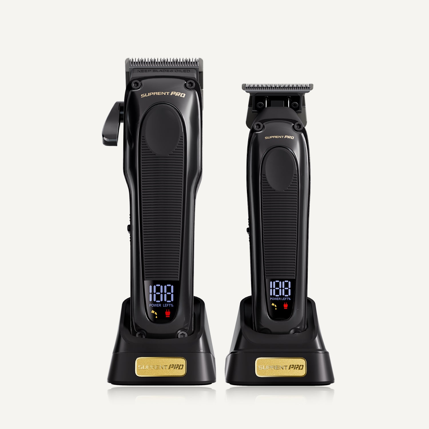 SUPRENT HC776BX Black Obsidian | 7000 RPM Clipper & Trimmer Set