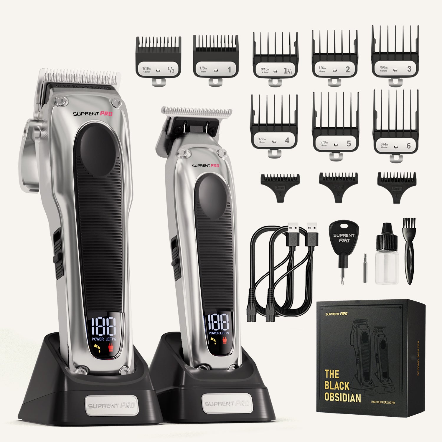 Le kit professionnel tondeuse et rasoir Black Obsidian - HC776SX