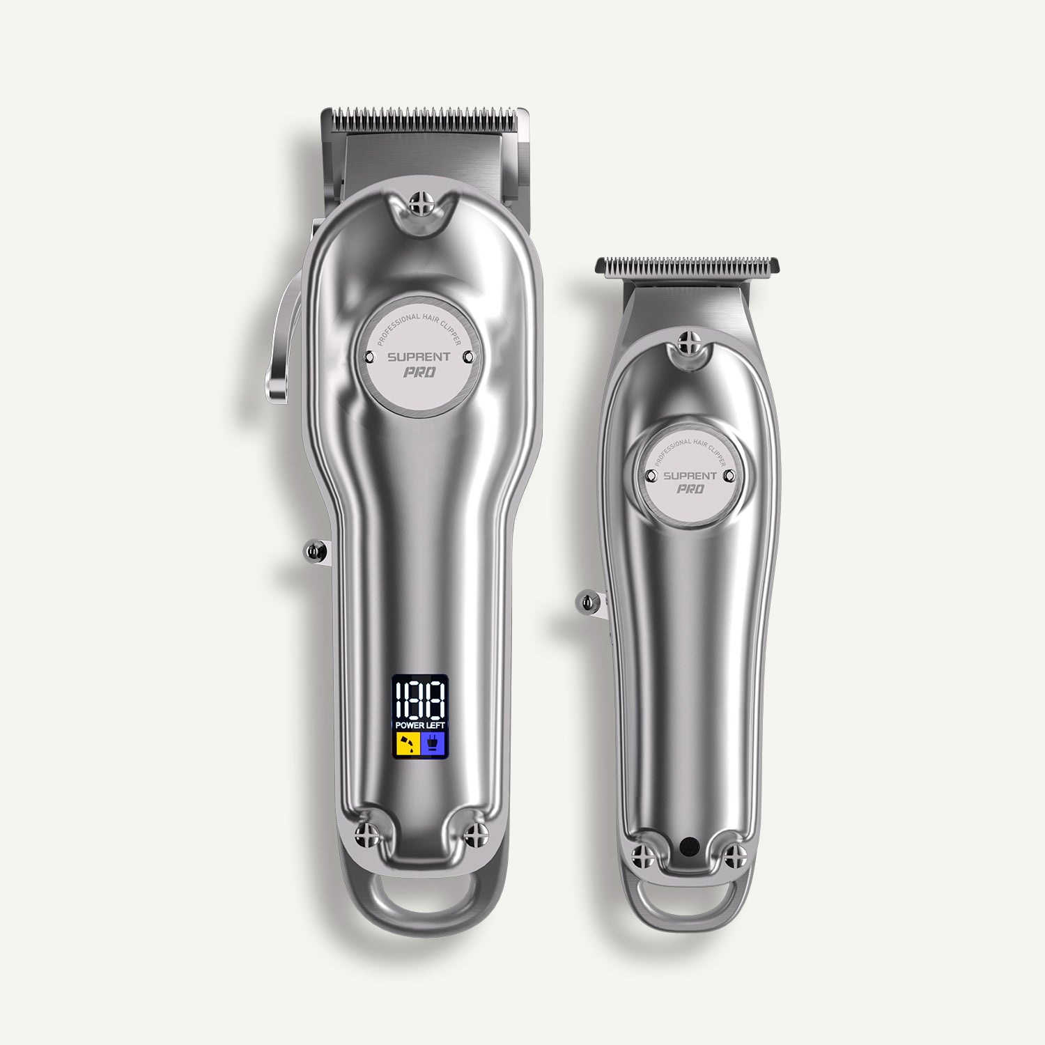 SUPRENT HC596SX Silver Knight | 6000 RPM Clipper & Trimmer Combo Set
