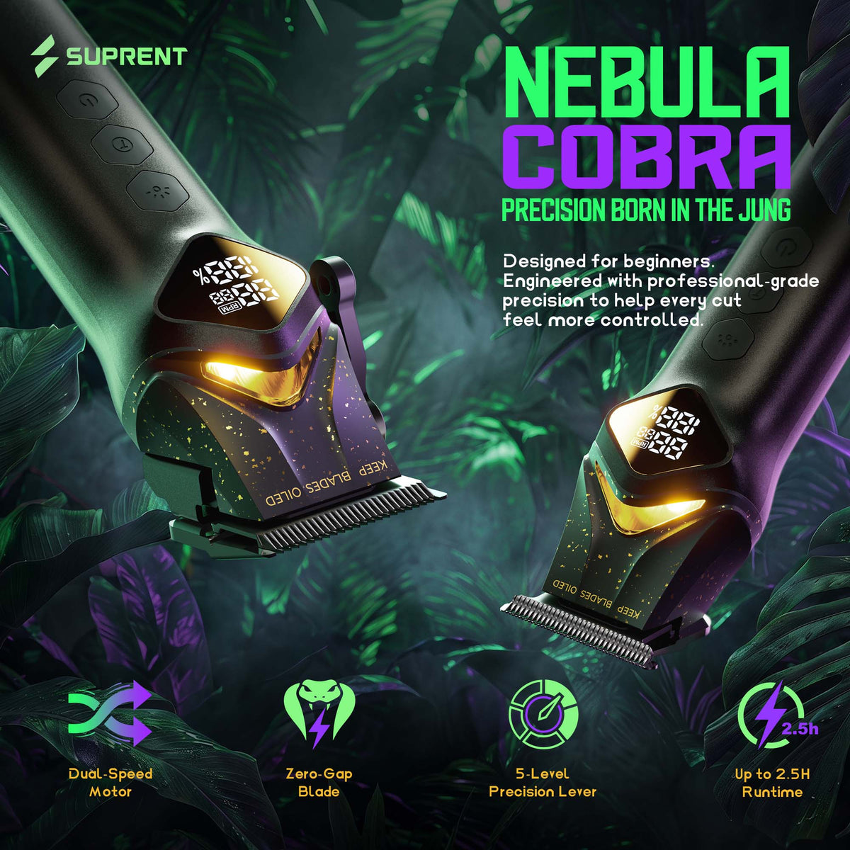 SUPRENT Nebula Professional Trimmer HC536BX