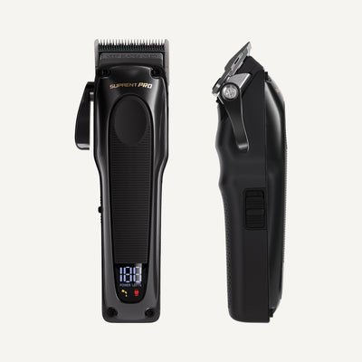 The Black Obsidian Professional Clipper and Trimmer Set - HC776BX