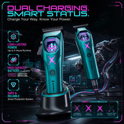 SUPRENT X-CYBER Clipper Trimmer Combo HC796EX
