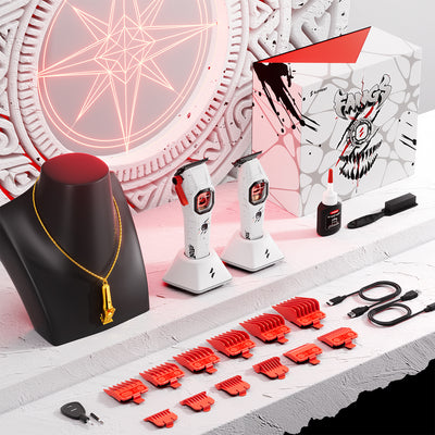SUPRENT FANGS Assassin Edition Clipper Trimmer Combo HC976WX with Packaging and Accessories