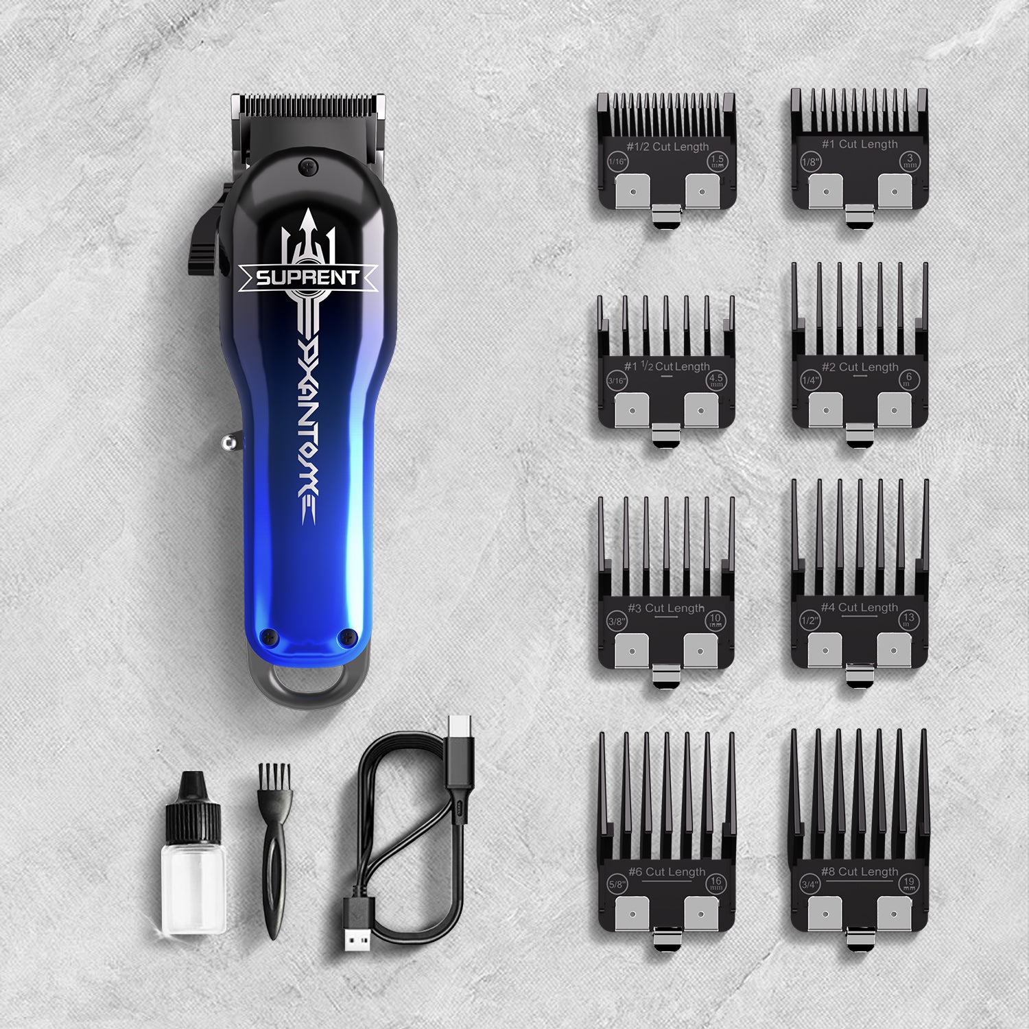 SUPRENT HC614UX Phantom | 7000 RPM Professional Hair Clipper
