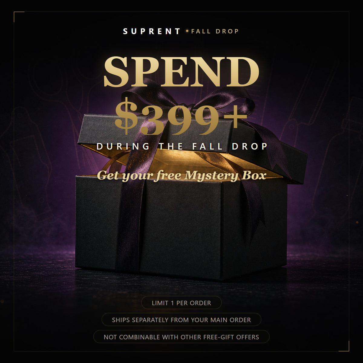 Title: SUPRENT Mystery Box — Free Gift with Orders $399+