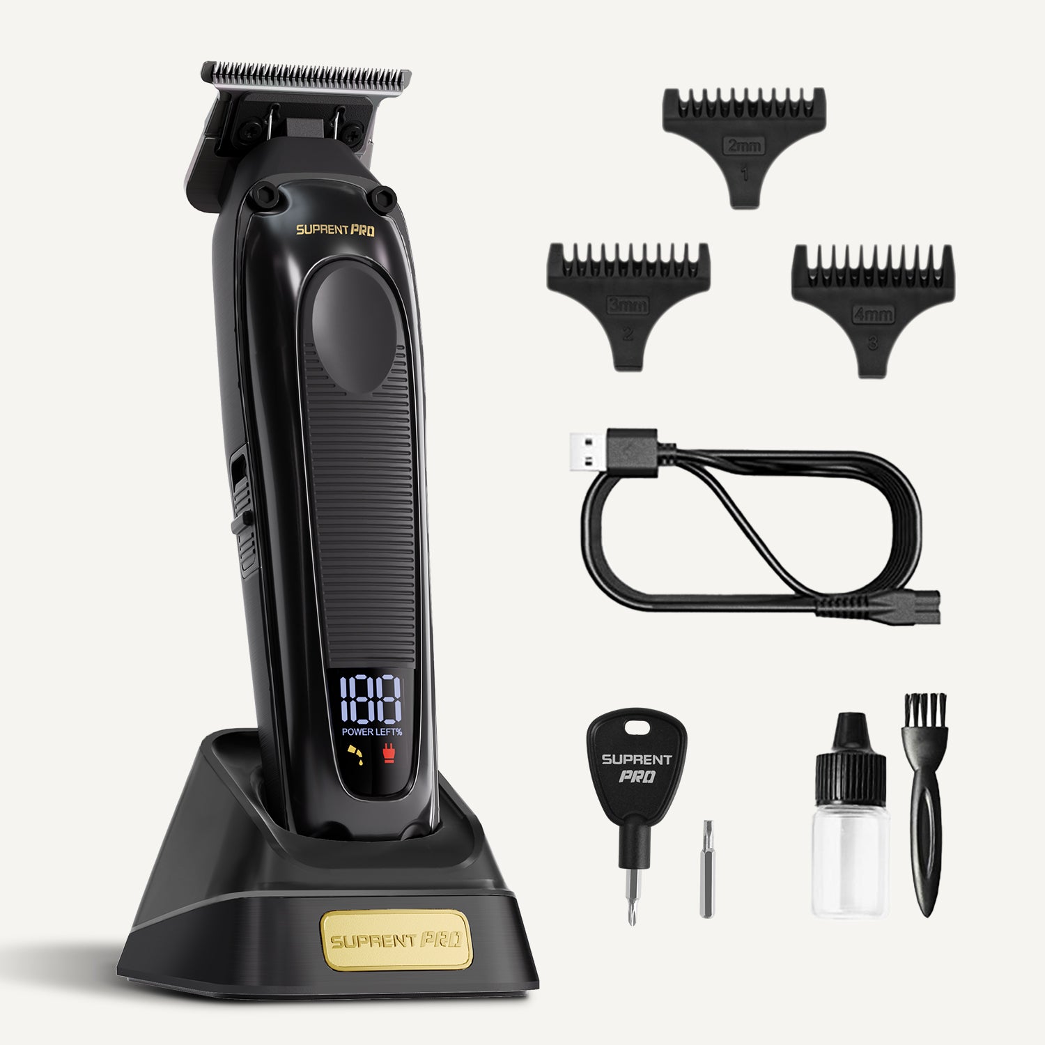 SUPRENT FT775BX Black Obsidian-T | 7000 RPM Professional Trimmer