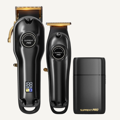 SUPRENT PRO Professional Hair Clipper and Trimmer Set with Foil Shaver-  HC597BX