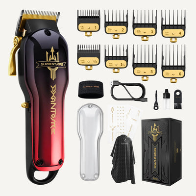 Cordless hair clippers for men's haircut styles