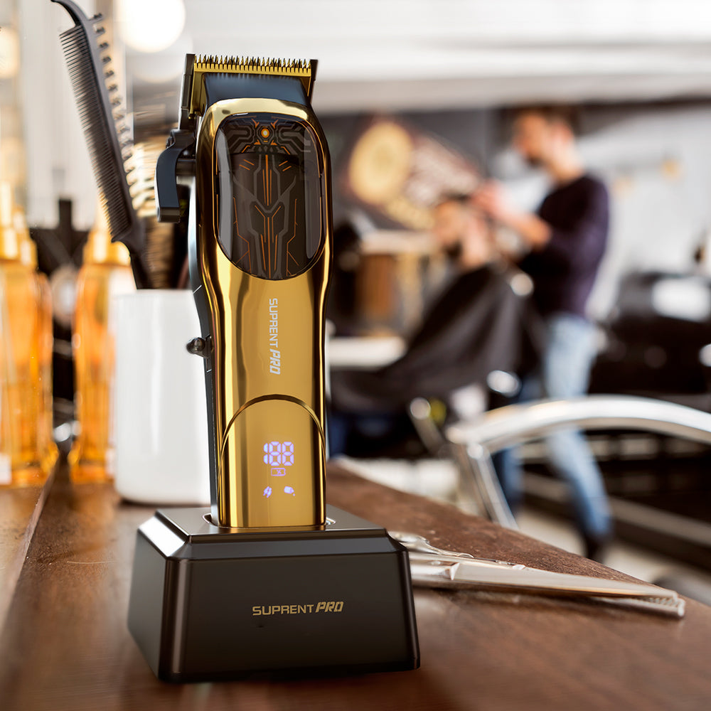 バリカン　骨董　HAIR CLIPPER SUPRENT HC625GX Gold Mecha | 7800 RPM Professional Hair Clipper